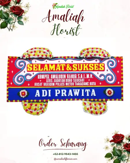 Papan Bunga Ucapan Selamat Gratitunon